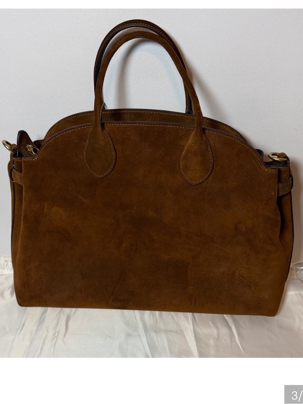 Coach Empire 40 Suede Brown Carryall - Picture 11 of 11